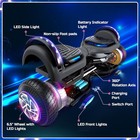 Electric Hoverboard 6 5   Bluetooth Speaker Self-balancing Led Light Scooter