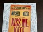 Kiss Me Kate 1999 Broadway Revival Window Card Mitchell Mazzie Poster 14   x 22