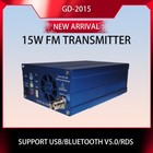 15w Fm Transmitter Stereo Usb Play Radio Station Transmitter Chips Qn8007 Bnc
