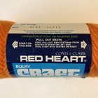 Vintage Coats   Clark Red Heart Yarn In 238 Orange Orlon Acrylic 1 Skein 3 Ply