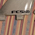 Fcs H-2 Surf Fins Set  3 Fins  With Fcs Tin Case  read Description 