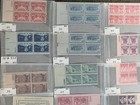 Lot 54 Early Plate Blocks  Stamps Scott Usa Low Denomination Mnh Unsorted  5