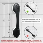 Suction Grab Bar For Shower Bathtub  Upgraded Heavy Duty Non-slip Grip Handle   