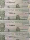 4 Pieces Sweden Super Solid Serie 200 Kronor   Xxx 333333 - 34 - 35 - 36   Unc  