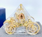 Disney Arribas Brothers Swarovski   Crystal Cinderella Pumpkin Carriage Figure