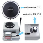 Embossing Machine 72-characters Card Embosser Printer Code Id Pvc Stamping Credi