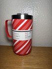 Stanley X Target 24 Oz Everyday Camp Mug Candy Cane Twist Red Stripe Christmas