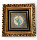 Hand Painted Signed Persian Miniature Musician Painting Ornate Frame 15   w
