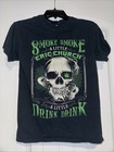 Eric Church-smoke A Little Drink2 Sided T-shirt Size S Rare Country Music Rebel 