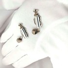 Tiffany   Co  1990 Golf Bag   Ball Cufflinks Sterling Silver 925 Pair Vintage