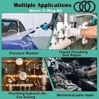 1020pcs O-ring Assortment Kit   20 Metric Sizes For Car Repair  Faucet  Air  Gas