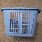 Vtg Rubbermaid Square 3 4 Bushel Laundry Basket 2972 Slate Blue Made In Usa 
