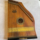 Antique Vtg Mandolin Harp Zither Edwardian Victorian Parlor Music Made In Usa