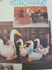 Vintage Sewing Pattern Geese Goose Stuffed Animal Craft 1984