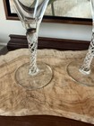 Vintage Martini Glasses Set Of 2 Air Twist Stem Cocktail Glass 7    Helix Barware