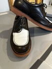 Vintage Polo Golf By Ralph Lauren Size 8 D Two Tone Brown   White Leather Shoes