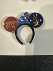 Disneyland Tokyo Headband Mystery Chasers 2 Pin Set 2026 Sorcerer Mickey   Pluto