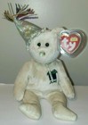 Ty Beanie Baby June The Birthday Teddy Bear 9  New Mwmt Plush Stuffed Animal Toy