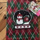 Red Green Plaid Dog Christmas Holiday Sweater Pet Costume Sz Large 16-18  Chest