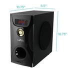 5 1-channel Surround Sound Bluetooth Speaker System In Black