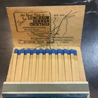 Vintage Delaware Room Matchbook Seafood Restaurant Full Unstruck