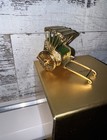 Collectors Edition   Est  e Lauder Gold Rickshaw Pleasures Parfum Compact             