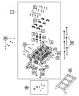 Genuine Mopar Cylinder Head Gasket Kit Left Side 68147402aa