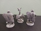 Knights And Dragon Miniature Pewter Medieval Fantasy Figurines