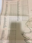 Rare Antique Vintage Old Map Of India Towns Paper East Pakistan Size 80  29 