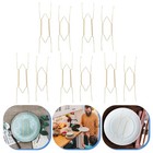  10 Pcs Spring Hanging Pan Hook Plate Kit For Wall Ceramic Hangers
