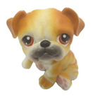 This Is An Authentic Hasbro Littlest Pet Shop  lps  Bulldog Toy  46 Figure Rare