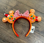 Disney Parks Gingerbread Christmas Holiday Mickey Minnie Mouse Ears Headband