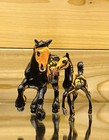 Custom Breyer Stablemate Halloween Horse And Foal Set Hand Painted