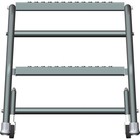 Ballymore 218psu 19 In H Steel Rolling Ladder  2 Steps  450 Lb Load Capacity