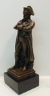 Statue Napoleon French Style Bronze Signed Sculpture