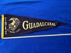 Ww2 Usmc Rare Guadalcanal Battle Pennant 