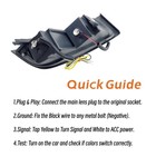 Led Bumper Fog Light Assembly W  Drl For 2003-2009 Lexus Gx470 Left right