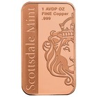1 Oz Copper Archangel Michael By Scottsdale Mint - 1 Oz  999 Copper Bar