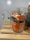 Vintage Pyrex Glass 9cup Flameless Stove Top Coffee Percolator 7759 With Box Nos