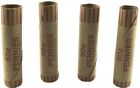 25 Penny Cent Coin Shotgun Paper Wrappers-rolls-tubes-red   Brown-crimped End