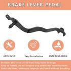 Motorcycle Brake Pedal Foot Lever Replacement For Kawasaki Klx230 Klx230r Black