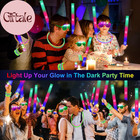 150 Pcs Glow In The Dark Party Supplies  16 Foam Sticks  16 Led Glasses  100 Glo