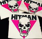 Bret The Hitman Hart T Shirt Wrestling White Crew Neck T-shirt Wwf Wwe
