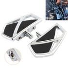 Chrome Phantom Floorboards Footboards For Harley Touring Road King Electra Glide