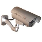 2x Dummy Security Camera Fake Infrared Led Blink Flashing Ir Light Surveillance