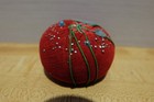 Lot Of 7 Vintage Pin Cushions Red   Blue Tomato s   2 Wrist  Victorian   More