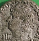 Roman Provincial Ar24 Silver Tetradrachm Nero Tiberius Alexandria  Egypt  0777