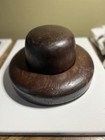 Millinery Wood Hat Block Mold Brim Form        5 3 4 And 7-1 2 Very Nice Vintage