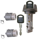 Passlock Ignition Key Switch Lock Cylinder   Door Lock Tumbler Set Oem 2 Gm Keys