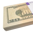 Prop Replica Money 20 Dollar Bills  100 Individual Fake Bills High Quality 
